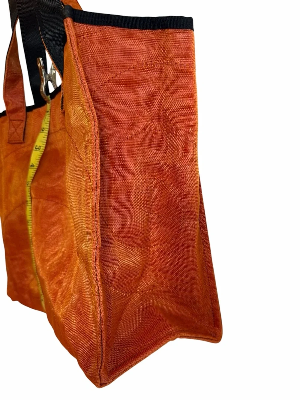 Smateria Bronze Recycled Material Oversized Tote Bag Black Handles
